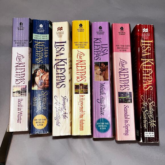 Lisa Kleypas Historical Romance Paperback Book Bundle Lot (7 Novels) - Picture 3 of 3